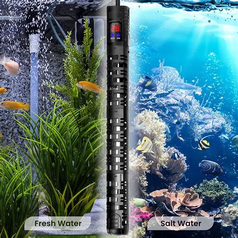 Mq Submersible Aquarium Heater W Led Display Fish Tank Heater