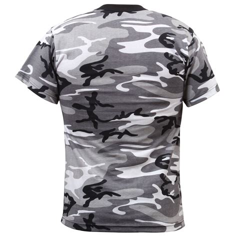 Mens Colored Camo T Shirts Camouflage Ca