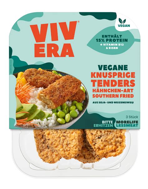 Vivera Vegane Knusprige Tenders H Hnchen Art