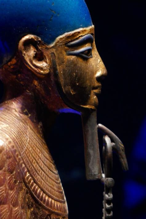 Gilded Wooden Statue Of Ptah Tutankhamun The Golden Phara Flickr