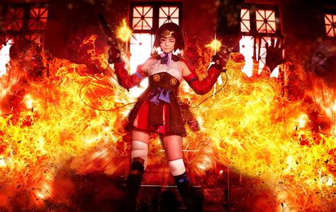 Mujeres Cosplay Fuego Koutetsujou No Kabaneri Mumei Kabaneri De La