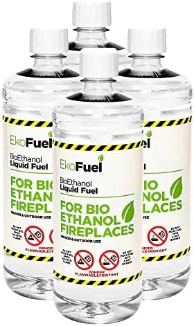 Buy EKOFUEL (6 Litre) Premium Bioethanol Fuel – Bio Ethanol Liquid Fuel ...