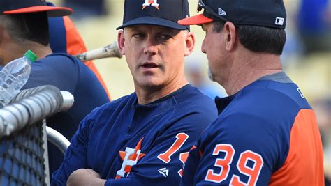 World Series: Astros manager A.J. Hinch denies he was involved in ...