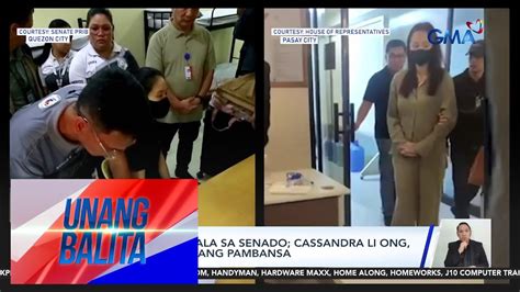 Shiela Guo Dinala Sa Senado Cassandra Li Ong Dinala Sa Batasang