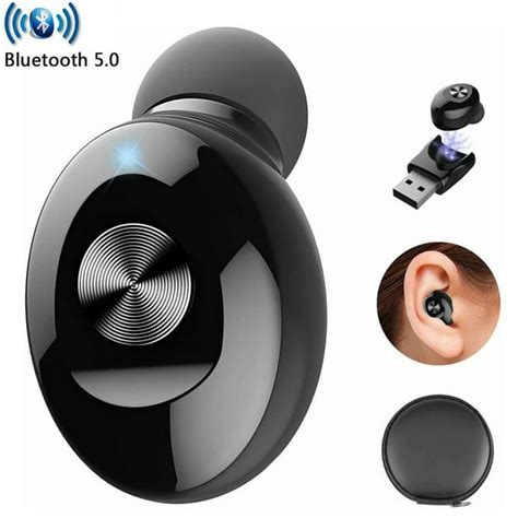 Single Earbud Smallest Bluetooth Headset In Ear Mini Invisible Business Earpiece With Magnetic