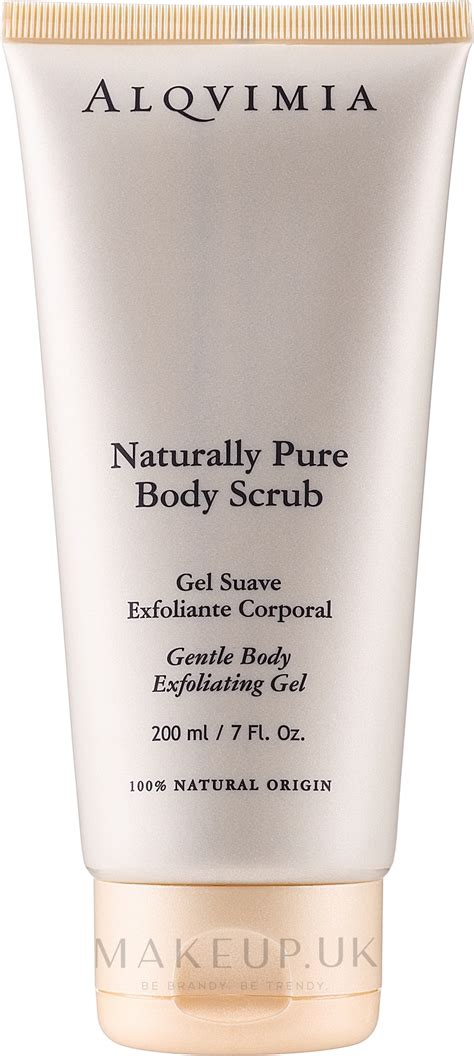 Alqvimia Naturally Pure Body Scrub Gentle Body Exfolianting Gel Body