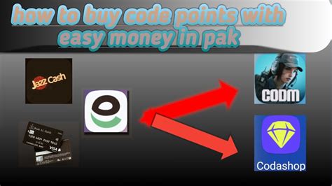 How To Buy Code Points With Easypaisa And Jazz Case Codashop No