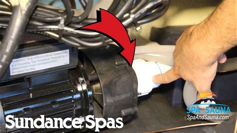 Quickly Bleed Air Out Of Your Sundance Spas Hot Tub Pump Youtube