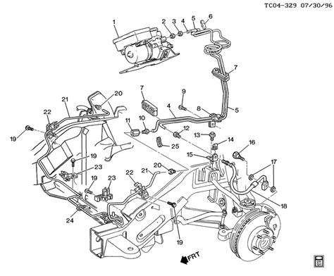 Understanding The Brake Line Diagram For A 1999 Gmc Yukon