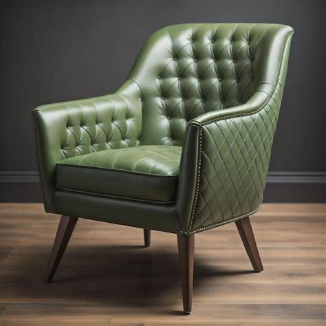Premium Photo | Green armchair