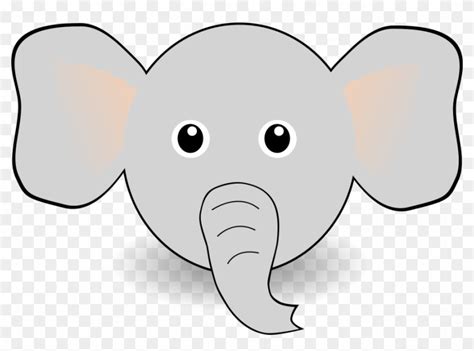 elephant clip art face - Clip Art Library