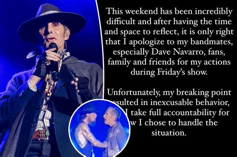 Jane S Addiction Frontman Perry Farrell Breaks Silence On Dave Navarro