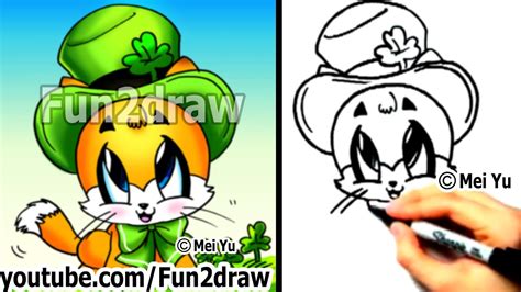 How To Draw A Cat Cute Drawings Draw Animals Fun2draw Online