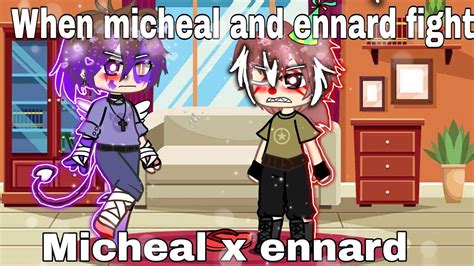 When Micheal And Ennard Fight ⚠️my Au⚠️ Micheal X Ennard Mennard Fnaf Youtube