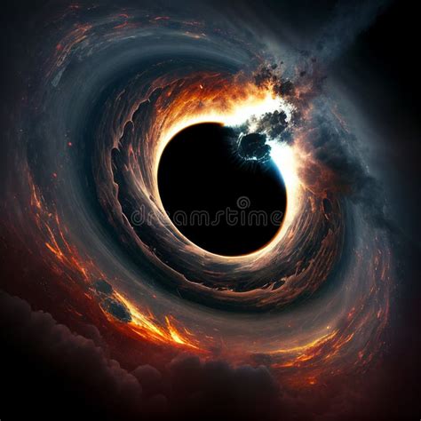 black hole blackhole  event horizon singularity circle ring space