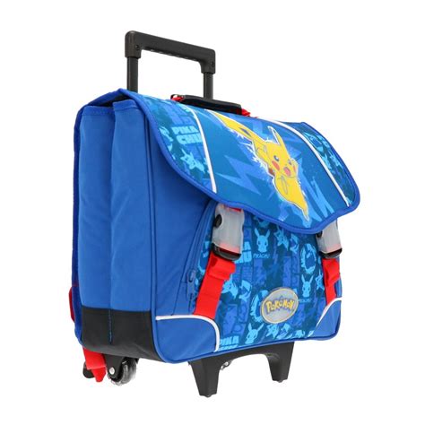 Cartable à roulettes Pokemon Pikachu 41 CM Haut de Gamme