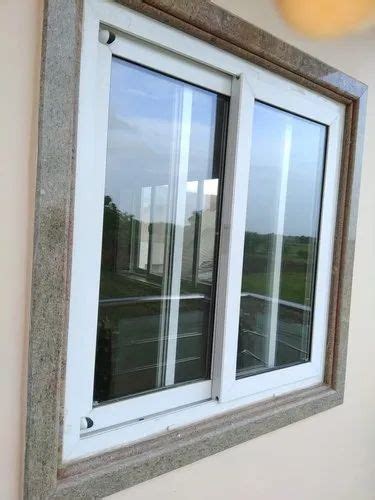 White Residential Upvc Sliding Window 3 Track Min Size Of 1 Window 30 Feet Glass Thickness