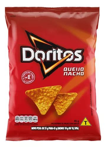 Salgadinho De Milho Queijo Nacho 45g Doritos Mercadolivre