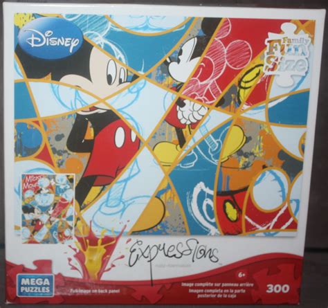 2014 Mega Puzzles Disney Expressions 300 Piece Puzzle - Complete ...