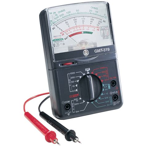 Gardner Bender Gmt 319 Analog Multimeter 7 Function 19 Range Acdc Volt Dc Current Resist