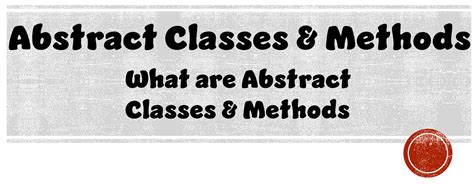 What Are Abstract Classes And Methods By Jordantkay Mar 2023 Medium