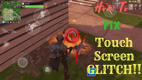 How To Fix Touch Screen Glitch In Game Fortnite Mobile Youtube