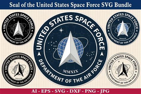 Seal Of The United States Space Force Svg Bundle Us Space Force