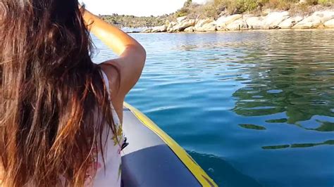 Dream Angel Pussy Play Exhibitionism During Kayaking Video