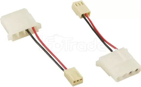 Cable Adaptateur D Alimentation Molex Vers 3 Pin Pour Ventilateur Pour