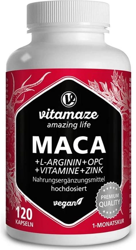 Maca Capsules Vitamaze Vitalabo Online Shop Uk