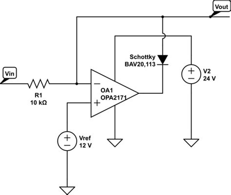 operational amplifier - OP-Amp Diode Clamping Circuit - Electrical ...