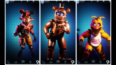 Stylized Withered Animatronics