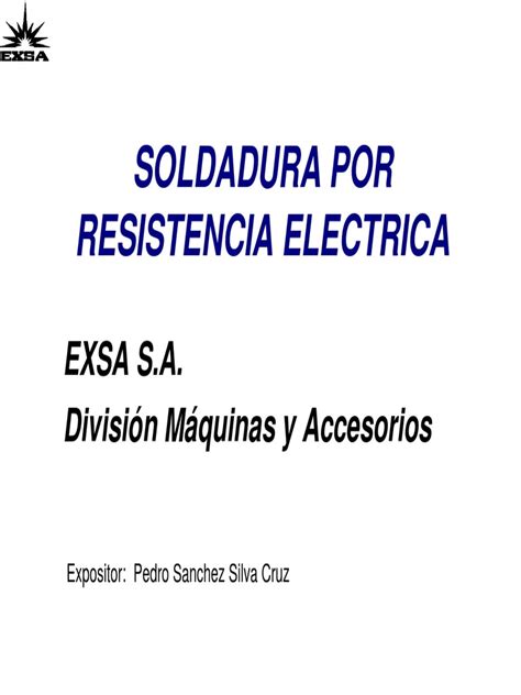 Soldadura Por Resistencia 01 Pdf Soldadura Construcción