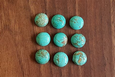 Sold Turquoise Cabochon Round Cm Energy In Balance