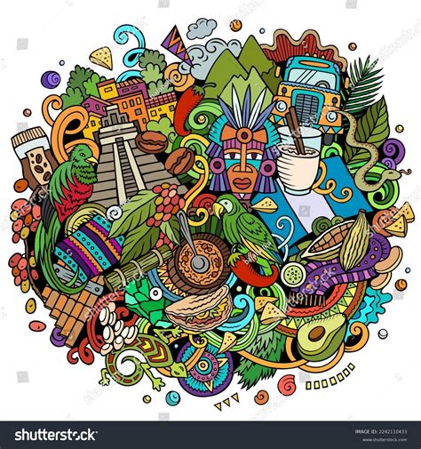 758 imágenes de Guatemala doodles Imágenes fotos y vectores de stock