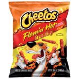Calories In Cheese Flavored Snacks Crunchy Flamin Hot Flavored From Cheetos