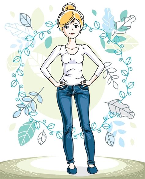 Glückliche hübsche junge blonde frau auf dem hintergrund der