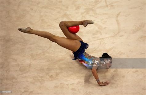 Neviana Vladinova Of Bulgaria Competes In The Gymnastics Rhythmic