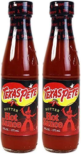 Amazon Texas Pete Hotter Hot Sauce Oz Bottles Pack By Texas