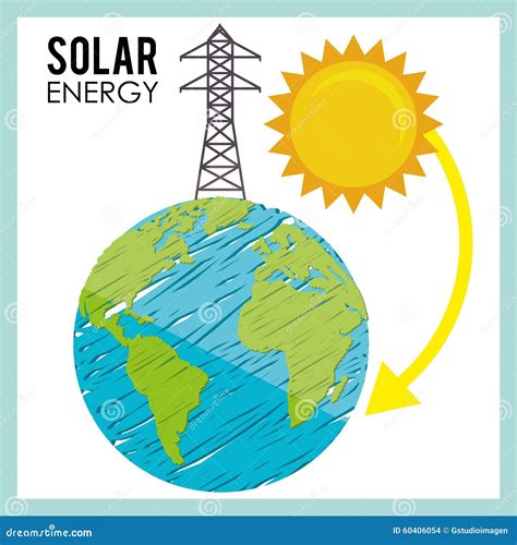 Energiequellen Vektor Abbildung Illustration Von Elektrizit T