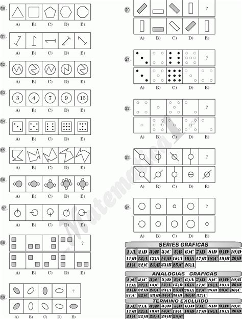 PRUEBAS PSICOTECNICAS DESARROLLADAS TEST DE PREGUNTAS RESUELTAS