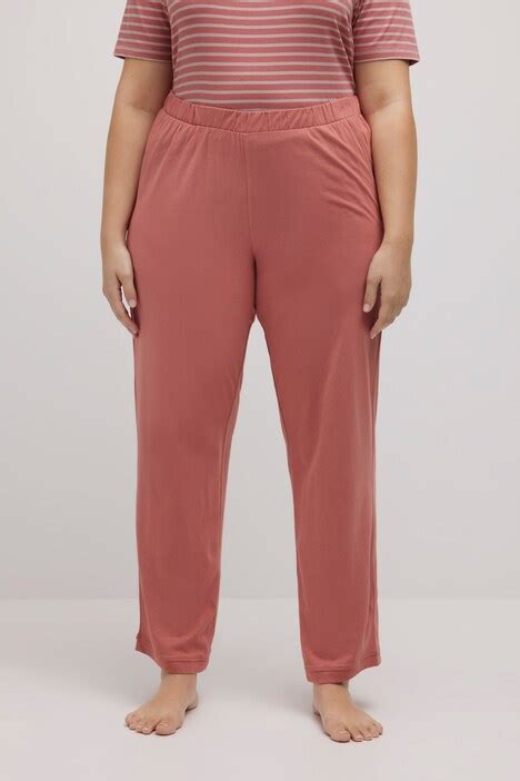 Pantalon De Pyjama Couleur Unie Jambe Droite Pyjamas V Tements De