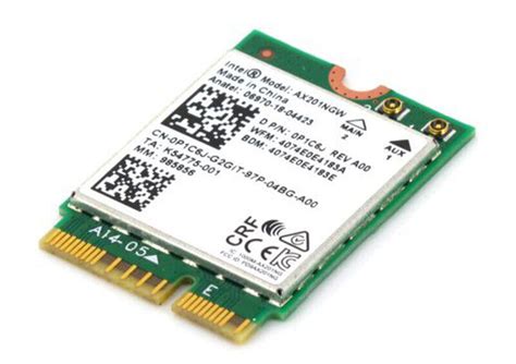 L57248 005 Wlan 11ax 2x2 Int Ax201ngw 2230 Vpro Wireless Card Ebay