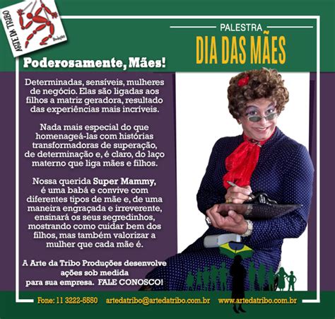 PODEROSAMENTE MÃES PALESTRA DIA DAS MÃES Arte da Tribo Produções