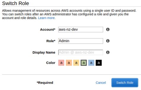 Using Cross Account Access Aws Console Aws Nz