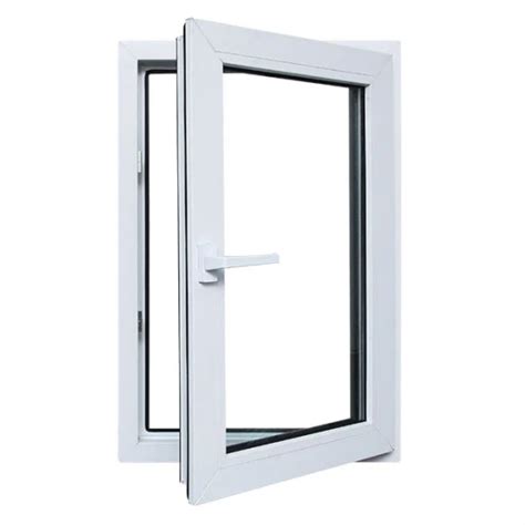 Upvc Pvc French Vinyl Crank X Double Casement Outdoor House Windows