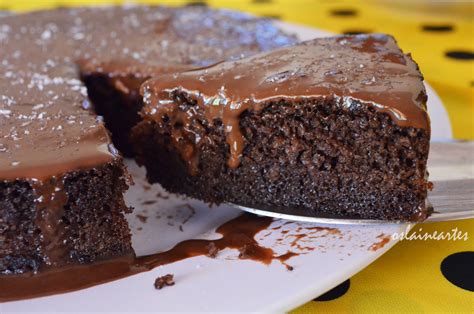 Bolo De Chocolate E Coco Sem Gl Ten Caramelo E Sal