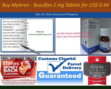 Buy Myleran Busulfan Mg Tablets For Us By Drugstoreindia Issuu