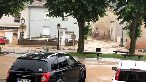 Lorage provoque des inondations dans le sud est lyonnais Vidéo