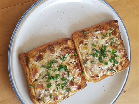 Flammkuchen Toast Mit Schinken Und Zwiebeln Von Dorowski Chefkoch